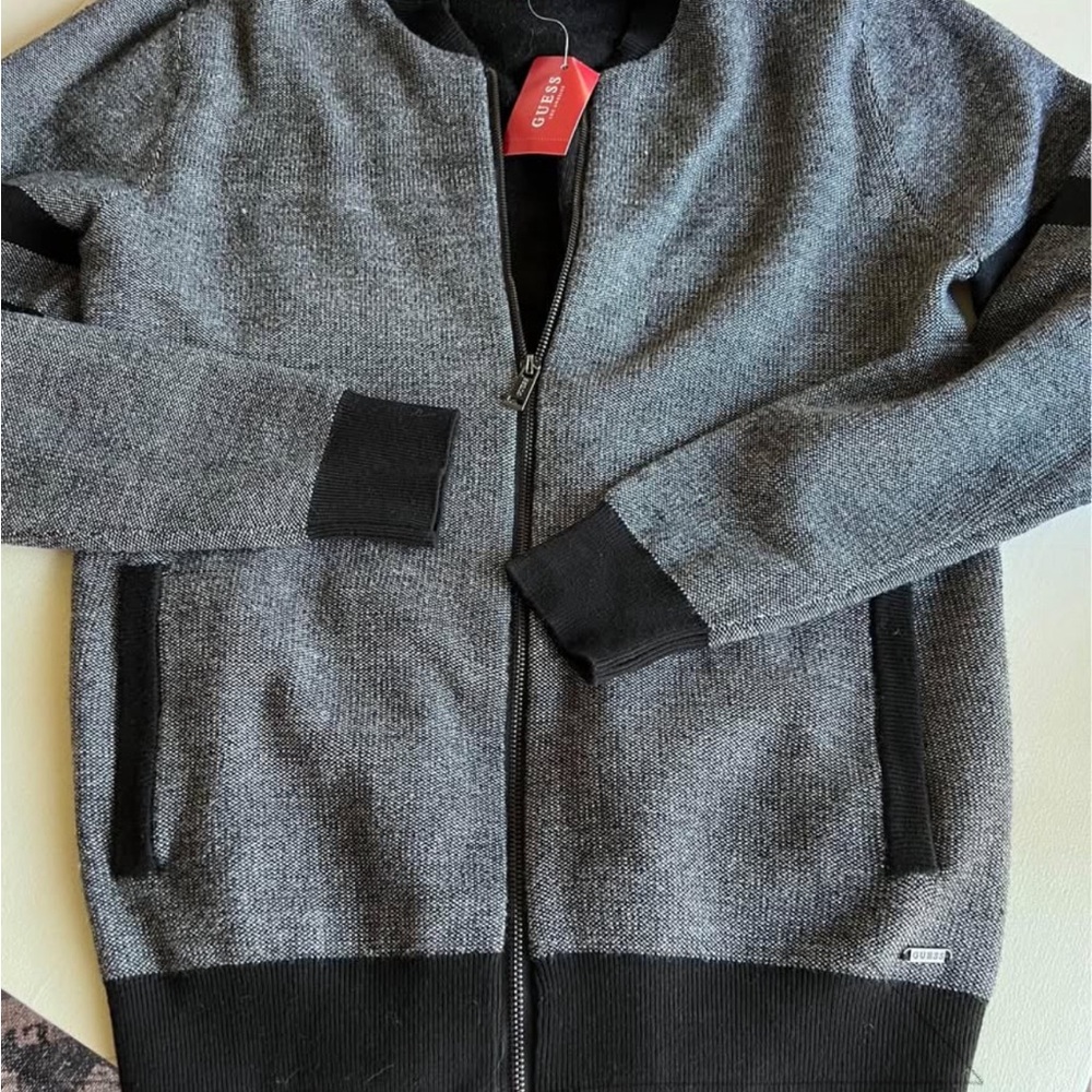 Men's Grey Sweater by Guess